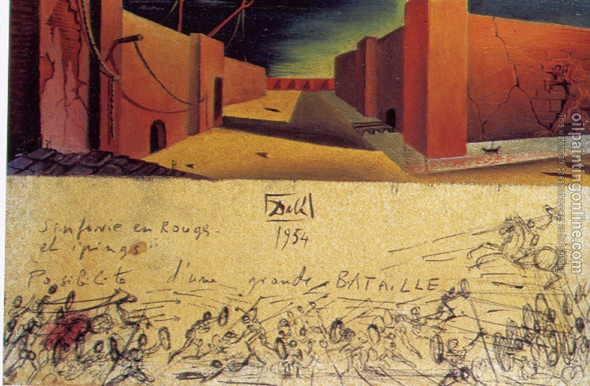 Dali, Salvador - Symphony in Red